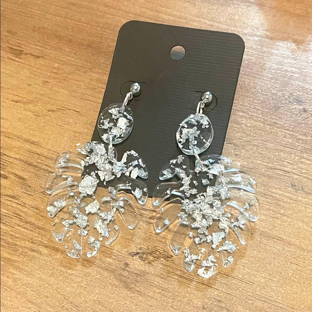 Handmade resin earrings